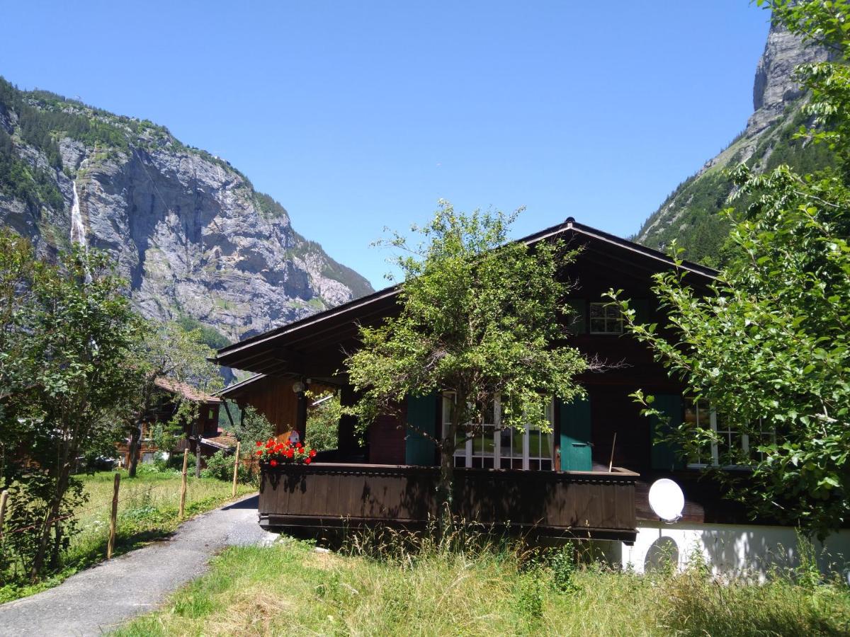Ferien Cottage Flueehblueemli Stechelberg Zewnętrze zdjęcie