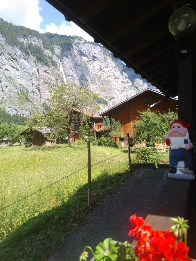 Ferien Cottage Flueehblueemli Stechelberg Zewnętrze zdjęcie