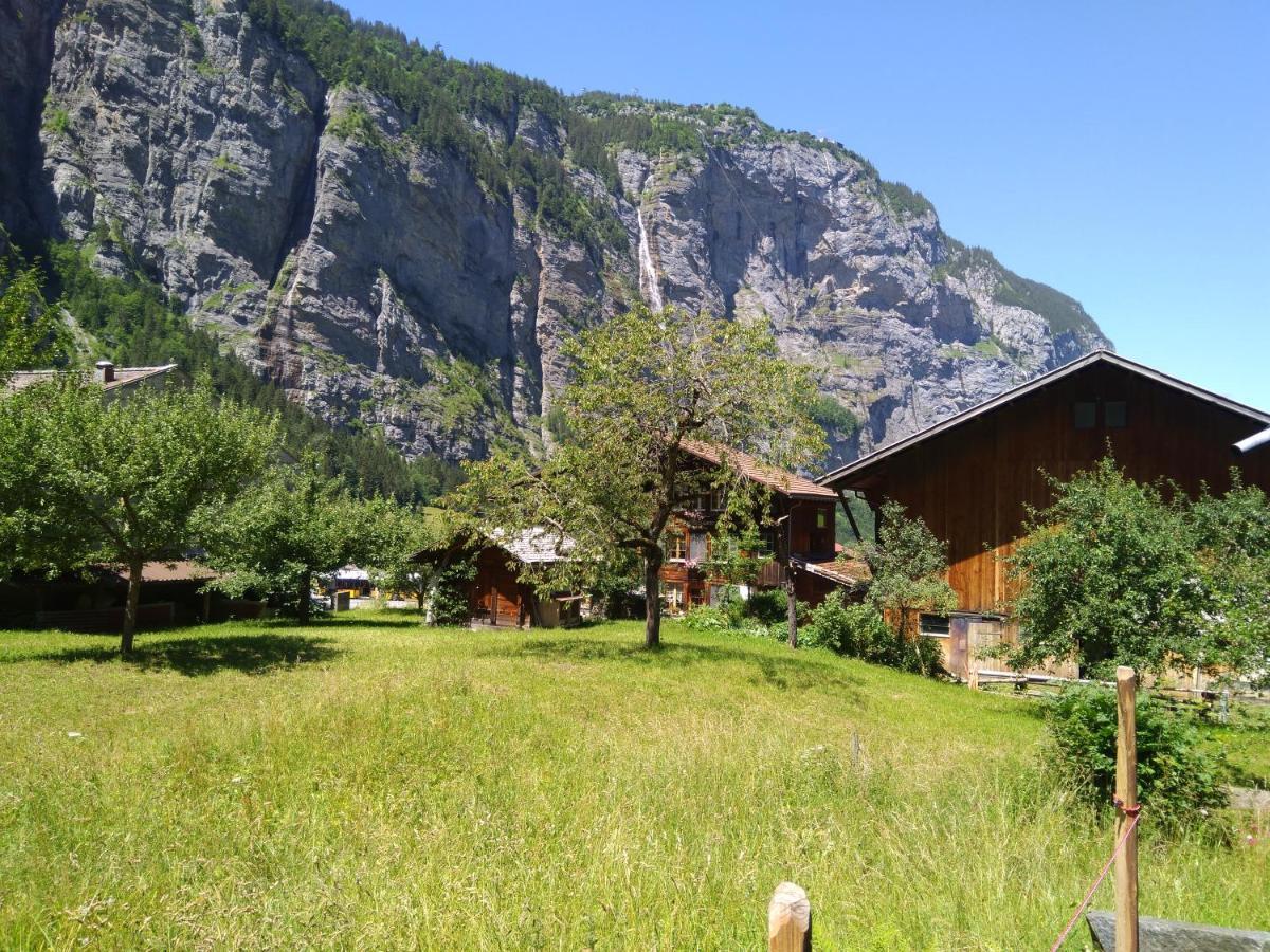 Ferien Cottage Flueehblueemli Stechelberg Zewnętrze zdjęcie
